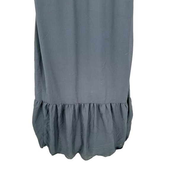 Judith March Maxi Dress Womens Size‎ Large Rope Neck Tie Band Ruffle Boho - Picture 6 of 13